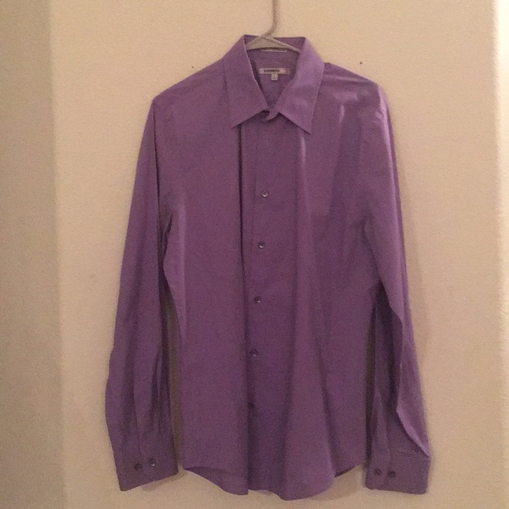 Men’s express button shirt Large fitted